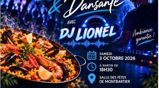 Soirée Paella le 03 Octobre 2026